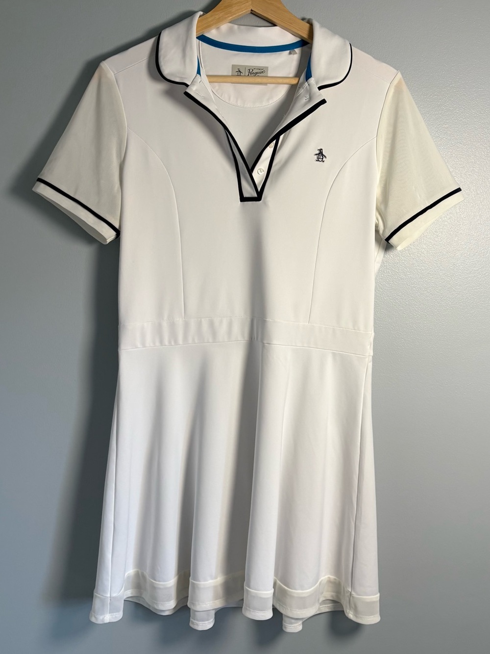Original Penguin White Polo Tennis/Golf Dress – Women’s Athletic Dress-Small